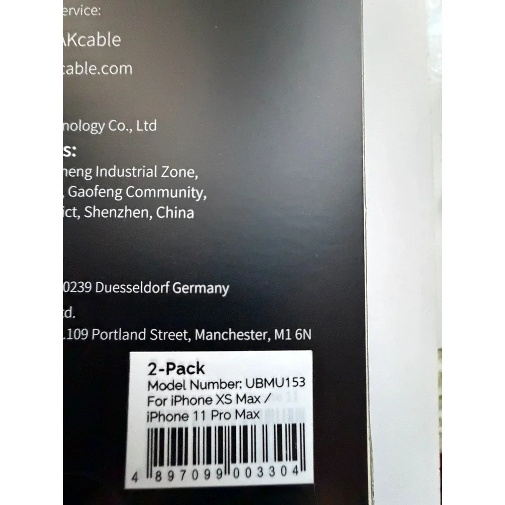 UNBREAKcable Screen Protector iPhone‎ XS Max 11 Pro Max 2 Pack Clear New Glass